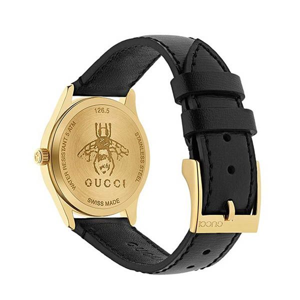 Đồng Hồ Nữ Gucci G-Timeless YA126589A Màu Đen Vàng - 4