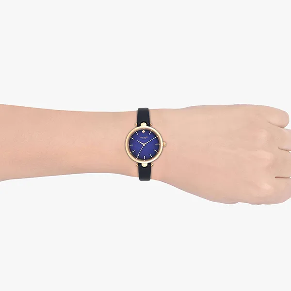 Đồng Hồ Nữ Kate Spade Holland Leather Strap Watch KSW1157 Màu Xanh Navy - Đồng hồ - Vua Hàng Hiệu