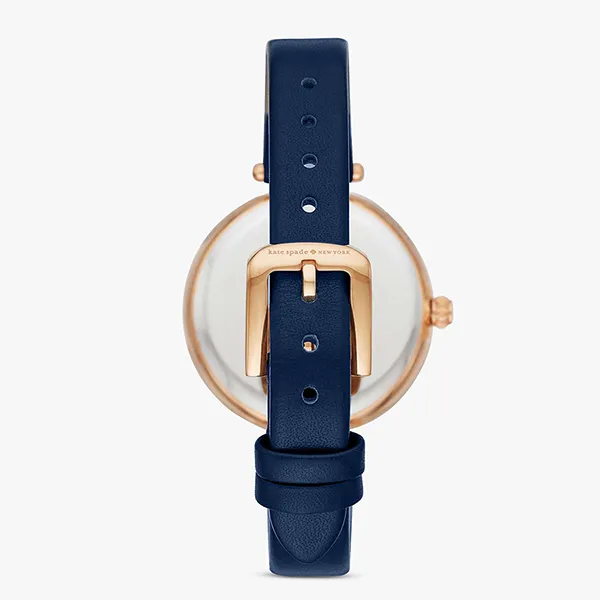 Đồng Hồ Nữ Kate Spade Holland Leather Strap Watch KSW1157 Màu Xanh Navy - Đồng hồ - Vua Hàng Hiệu