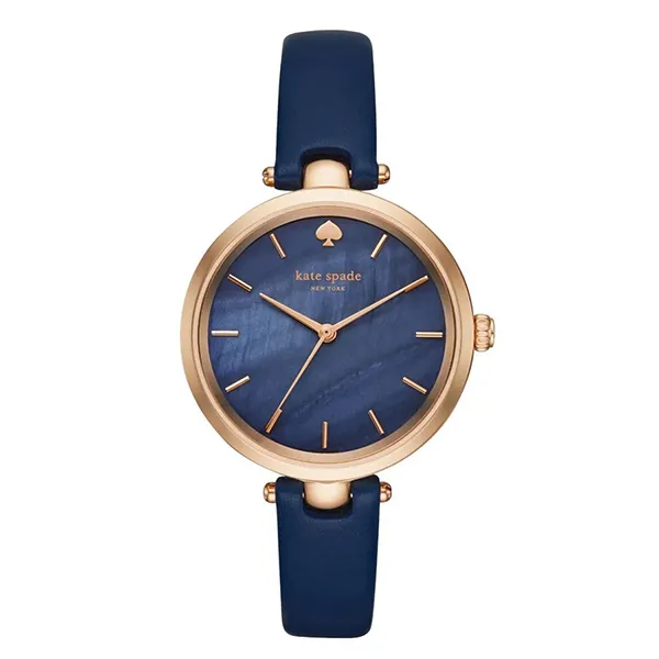 Đồng Hồ Nữ Kate Spade Holland Leather Strap Watch KSW1157 Màu Xanh Navy - Đồng hồ - Vua Hàng Hiệu