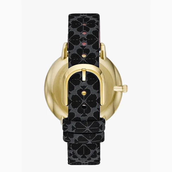 Đồng Hồ Nữ Kate Spade Morningside Black Spade Flower Jacquard Watch KSW1725 Màu Đen - Đồng hồ - Vua Hàng Hiệu