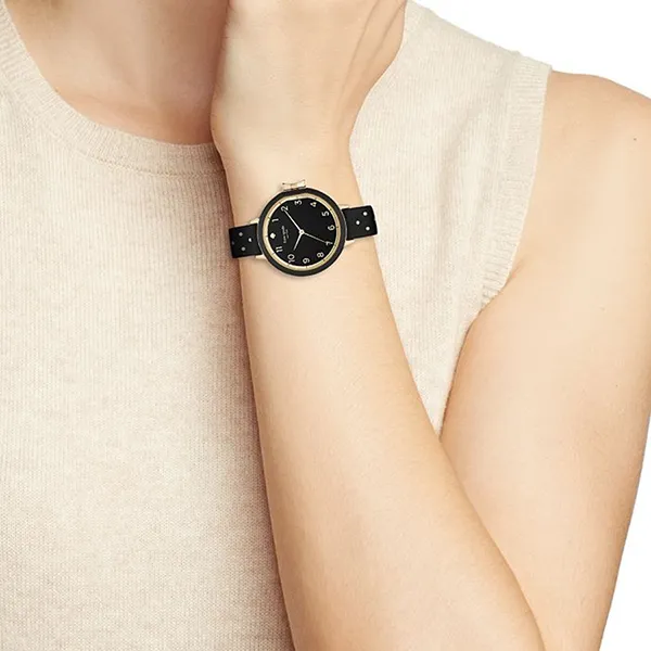 Đồng Hồ Nữ Kate Spade Silicone Quartz Watch KSW1355 Màu Đen - Đồng hồ - Vua Hàng Hiệu