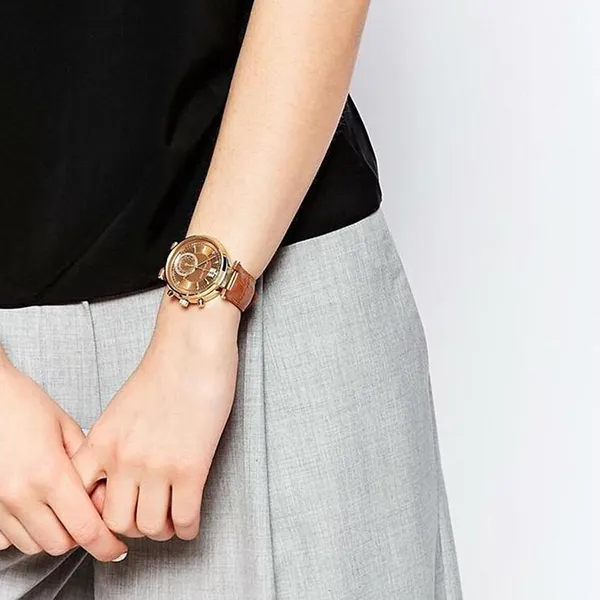 Đồng Hồ Nữ Michael Kors MK2424 Màu Nâu