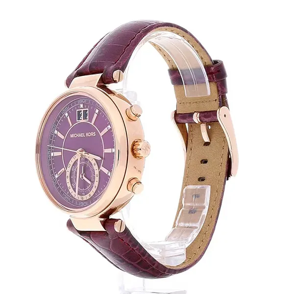 Đồng Hồ Nữ Michael Kors MK2580 Màu Đỏ Mận - Đồng hồ - Vua Hàng Hiệu