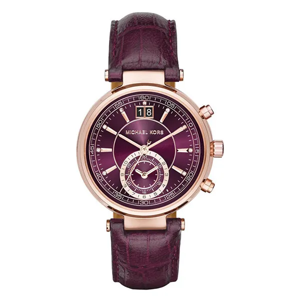 Đồng Hồ Nữ Michael Kors MK2580 Màu Đỏ Mận - Đồng hồ - Vua Hàng Hiệu