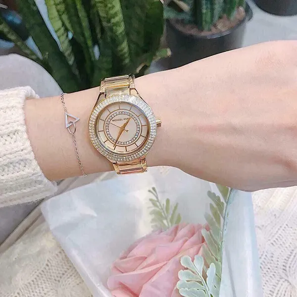Đồng Hồ Nữ Michael Kors MK3801 Màu Vàng