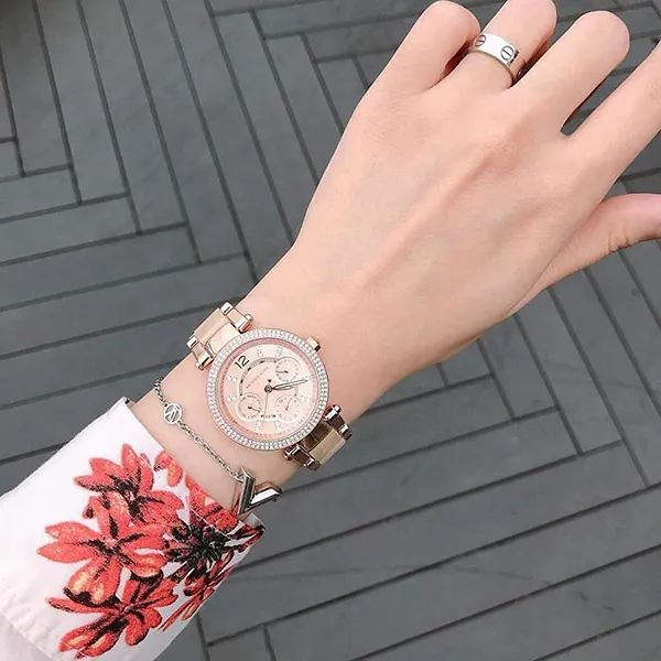 Đồng Hồ Nữ Michael Kors MK6512 Màu Vàng Hồng - Đồng hồ - Vua Hàng Hiệu