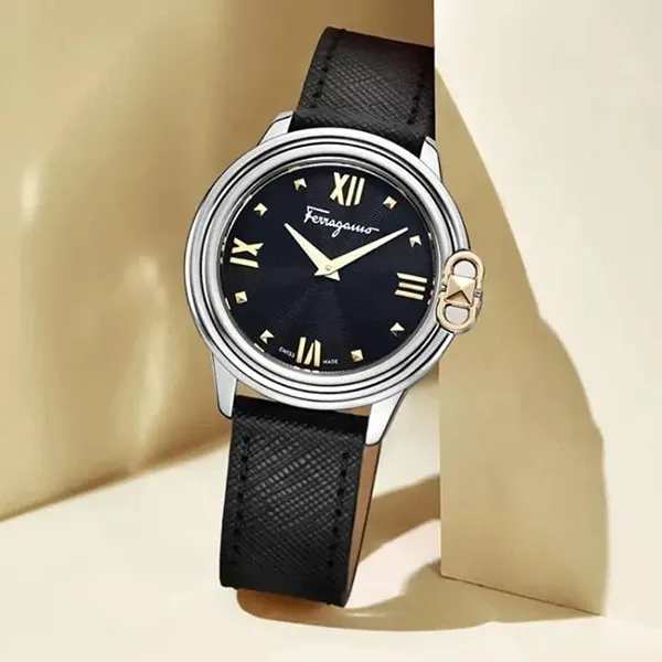 Đồng Hồ Nữ Salvatore Ferragamo Studmania Women's Watch SFMJ00122 Màu Đen