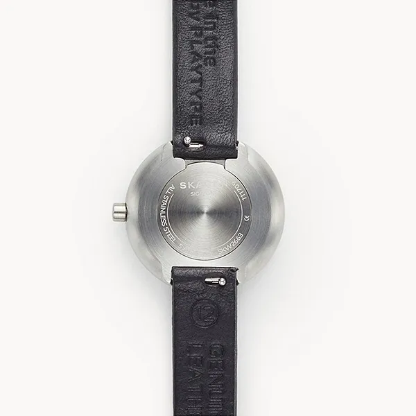 Đồng Hồ Nữ Skagen Signature Leather Watch SKW2663 Màu Đen