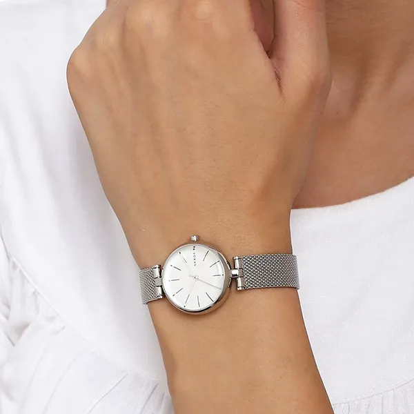 Đồng Hồ Nữ Skagen Signature Quartz Watch SKW2642 Màu Bạc