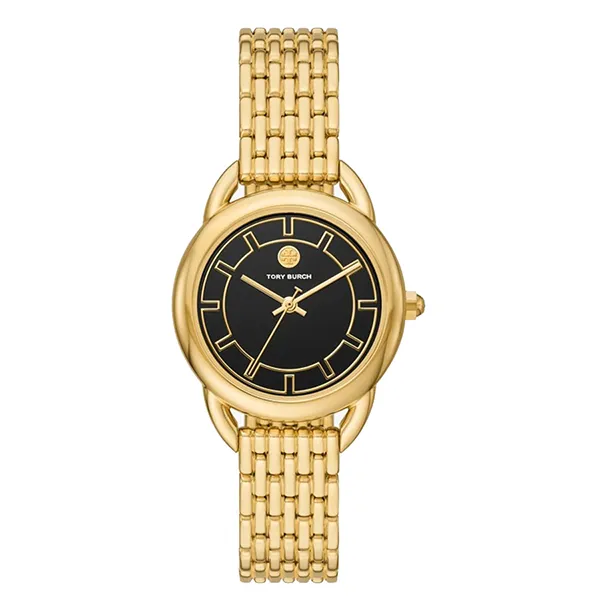 Đồng Hồ Nữ Tory Burch Ravello Quartz Ladies Watch TBW7213 Màu Đen Vàng
