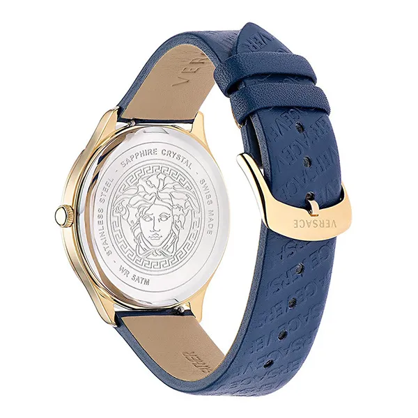 Đồng Hồ Nữ Versace Logo Halo VE2O00322 Màu Xanh Blue