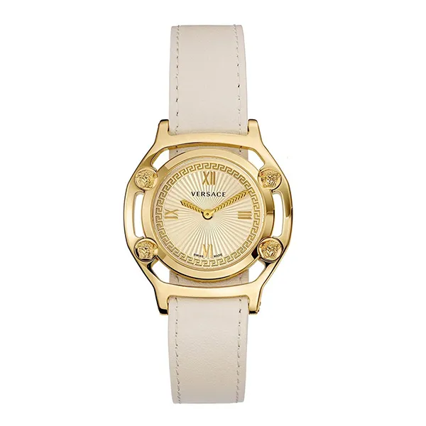 Đồng Hồ Nữ Versace Medusa Frame Barocco Print Watch 36mm VEVF00620 Màu Vàng