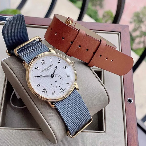 Đồng Hồ Unisex Frederique Constant Slimline 235M4S5GRY Màu Xám - Đồng hồ - Vua Hàng Hiệu