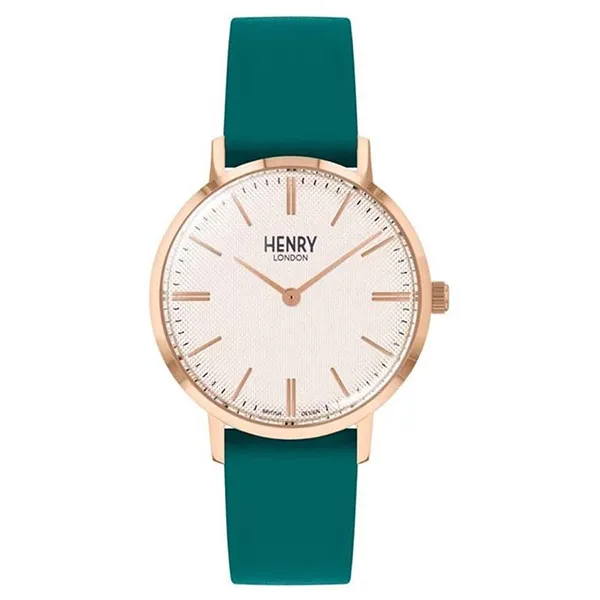 Đồng Hồ Unisex Henry London HL34-S-0408 Màu Xanh