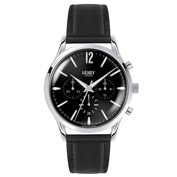 Đồng Hồ Unisex Henry London HL41-CS-0023 Màu Đen Bạc - Đồng hồ - Vua Hàng Hiệu
