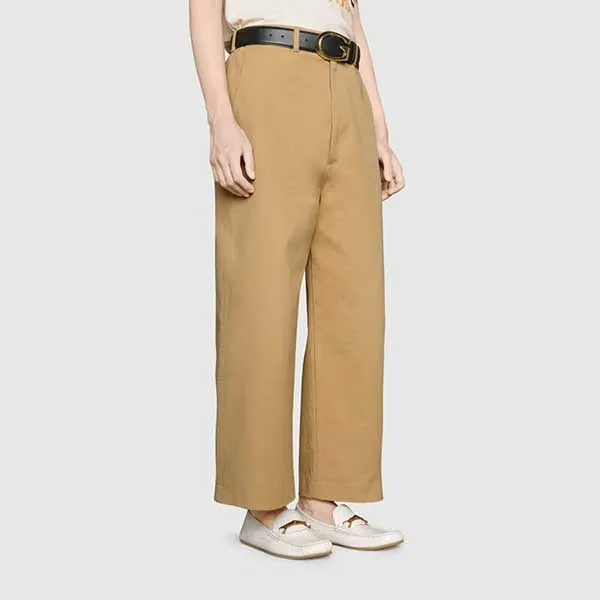 Giày Lười Nam Gucci Men's Loafer With Interlocking G Horsebit ‎655519-1XO00-9022 Màu Trắng Size 40