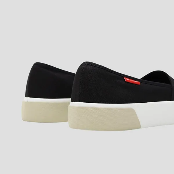 Giày Slip On Nam Palm Angels Black Logo Printed PMIB004S23FAB0011001 Màu Đen Size 39
