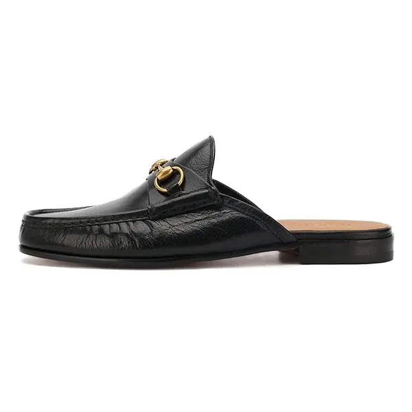 Giày Sục Gucci Horsebit Leather Slipper Loafers Màu Đen Size 5 - Giày - Vua Hàng Hiệu
