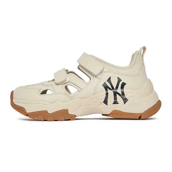 Giày Sục MLB Big Ball Chunky Mask New York Yankees 3ASDCH143 (GP006) Màu Trắng Kem Size 240