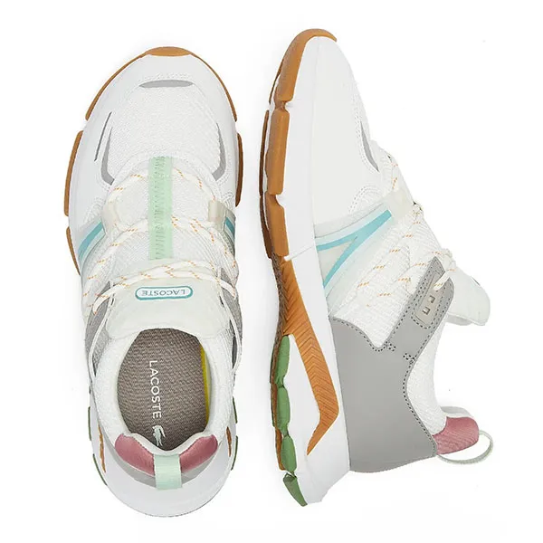 Giày Thể Thao Lacoste L003 0722 Textile Color Block Sneakers Phối Màu