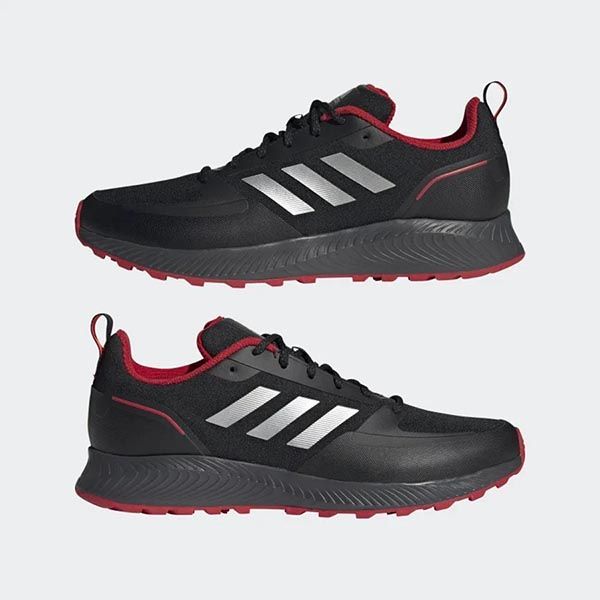 Giày Thể Thao Nam Adidas Runfalcon 2.0 FZ3577 Màu Đen Đỏ Size 42 - 1
