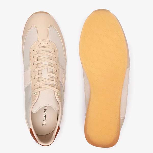 Giày Thể Thao Nam Lacoste Angular Popped Heel 222 Màu Be Size 40.5 - 1
