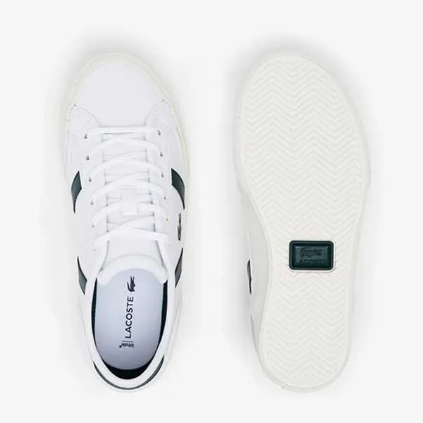 Giày Thể Thao Nam Lacoste Men's Sideline Pro Synthetic Trainers Màu Trắng Xanh