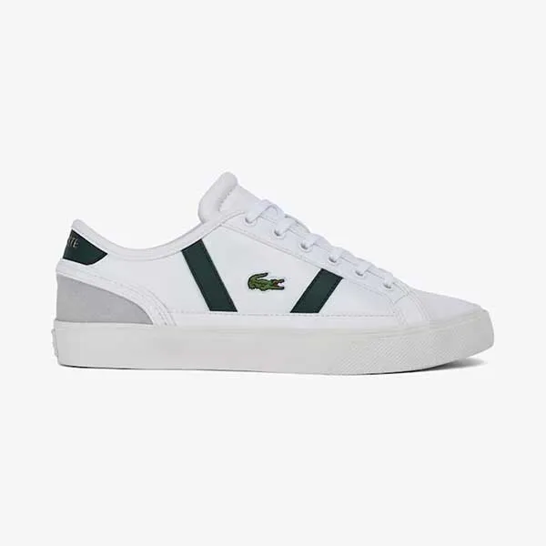 Giày Thể Thao Nam Lacoste Men's Sideline Pro Synthetic Trainers Màu Trắng Xanh