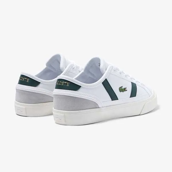 Giày Thể Thao Nam Lacoste Men's Sideline Pro Synthetic Trainers Màu Trắng Xanh