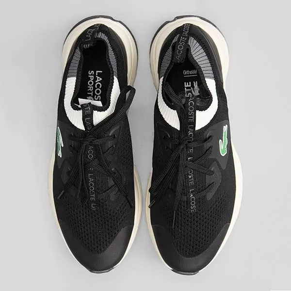 Giày Thể Thao Nam Lacoste Run Spin Knit 0121 1 SFA - 0065454-FS Màu Đen - Giày - Vua Hàng Hiệu