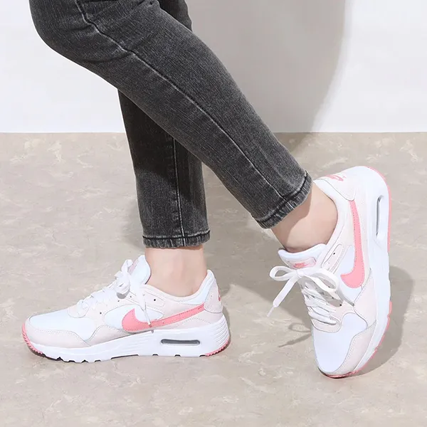 Giày Thể Thao Nữ Nike Air Max SC CW4554-601 Màu Trắng Hồng Size 37.5