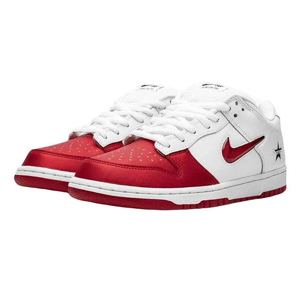 Giày Thể Thao Supreme x Nike Dunk Low Varsity Red/White CK3480-6000 Màu Đỏ Trắng Size 36.5 - 3