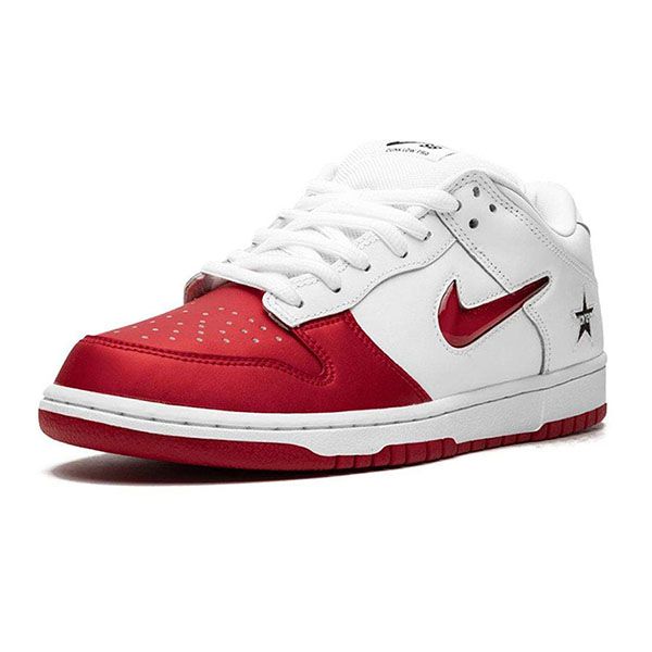 Giày Thể Thao Supreme x Nike Dunk Low Varsity Red/White CK3480-6000 Màu Đỏ Trắng Size 36.5 - 4