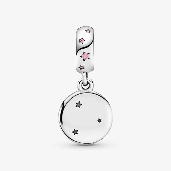 Hạt Vòng Charm Pandora Forever Sisters Dangle Charm 798012FPC Màu Bạc - Trang sức - Vua Hàng Hiệu