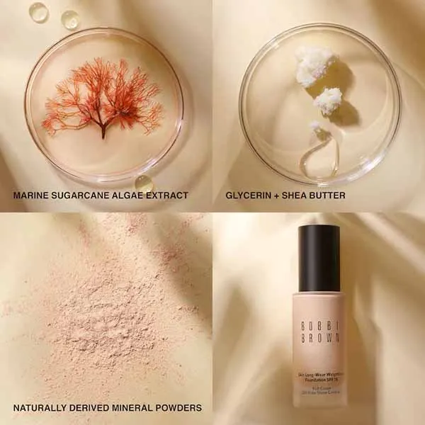 Kem Nền Bobbi Brown Skin Long-Wear Weightless Foundation SPF 15 Màu Irovy 13ml - Trang điểm - Vua Hàng Hiệu