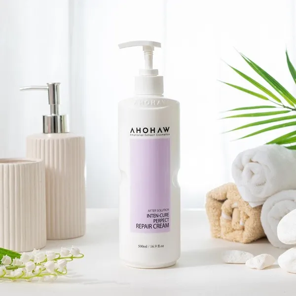 Kem Phục Hồi Da Treatment, Giãn Mao Mạch, Corticoid Ahohwa Inten Cure Perfect Repair Cream 500ml