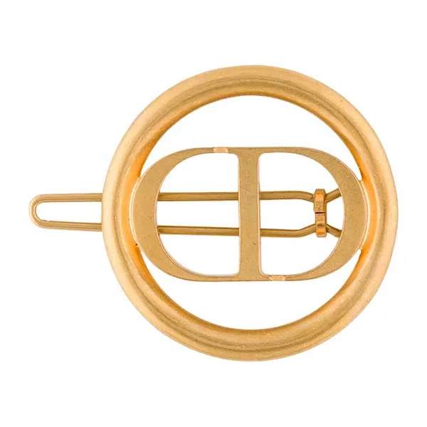 Kẹp Tóc Nữ Dior CD Logo Hair Clip Màu Vàng - Phụ kiện - Vua Hàng Hiệu