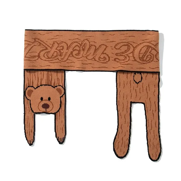 Khăn 13 De Marzo Teddy Bear Scarf FR-JX-112 Màu Nâu