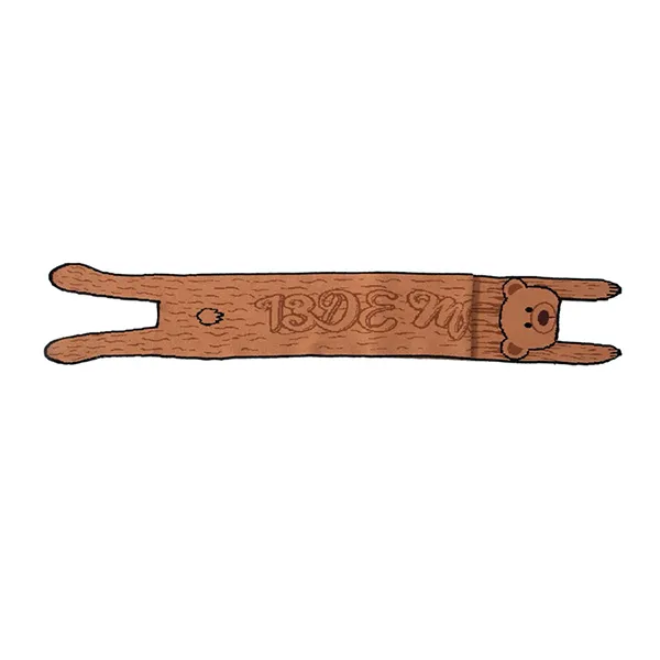 Khăn 13 De Marzo Teddy Bear Scarf FR-JX-112 Màu Nâu