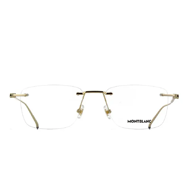 Kính Mắt Cận Nam Montblanc MB0215O 001 Màu Vàng Gold - Kính mắt - Vua Hàng Hiệu