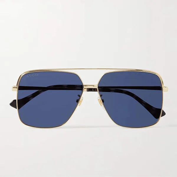 Kính Mát Nam Gucci Sunglass GG1099SA 002 Màu Xanh Lam Size 61