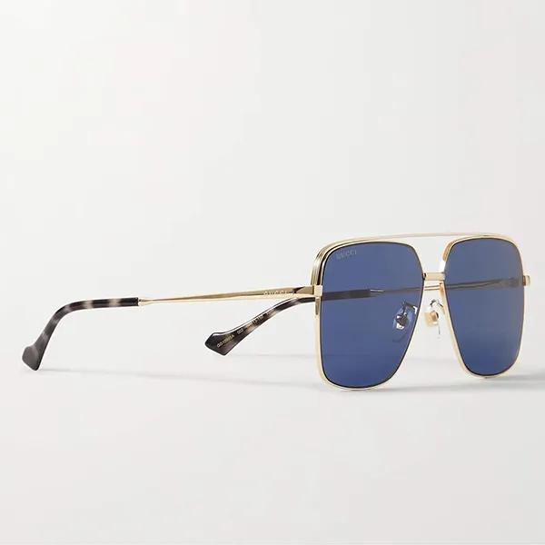 Kính Mát Nam Gucci Sunglass GG1099SA 002 Màu Xanh Lam Size 61