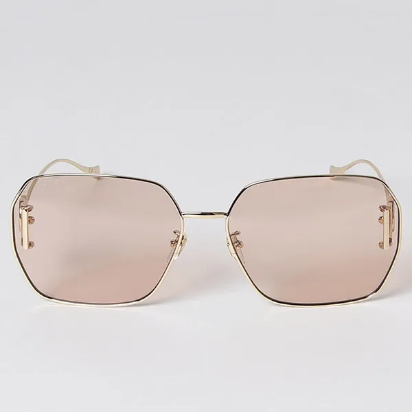Kính Mát Nữ Gucci Ladies Sunglasses GG1207SA 001 64 Màu Vàng Nâu - Kính mắt - Vua Hàng Hiệu