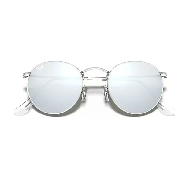 Kính Mát Unisex Rayban Round RB3447 019/30 Silver Mirror Màu Bạc Size 50 - Kính mắt - Vua Hàng Hiệu
