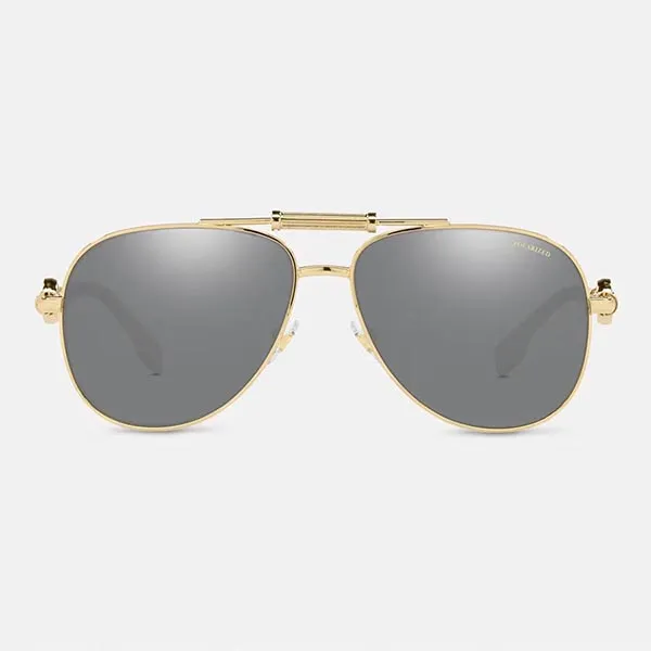 Kính Mát Unisex Versace Medusa Polis Sunglasses O2236-O1002Z359_ONUL Phối Màu Vàng Đen - Kính mắt - Vua Hàng Hiệu