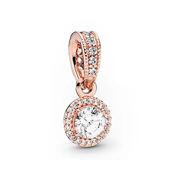 Mặt Dây Chuyền Pandora Classic Elegance 380379CZ Màu Vàng Hồng