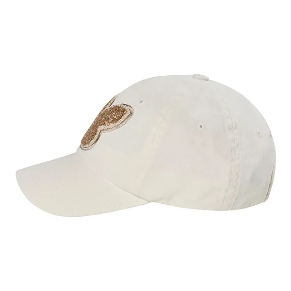 Mũ Acmé De La Vie ADLV Fuzzy Rabbit Boucle Ball Cap Màu Trắng