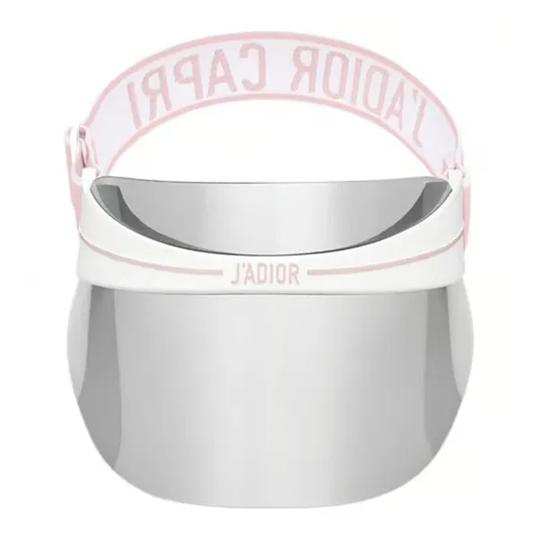 Mũ Nữ Dior Christian Dior Club 1 Visor 0JQO11 White/Pink Sunglasses Màu Hồng