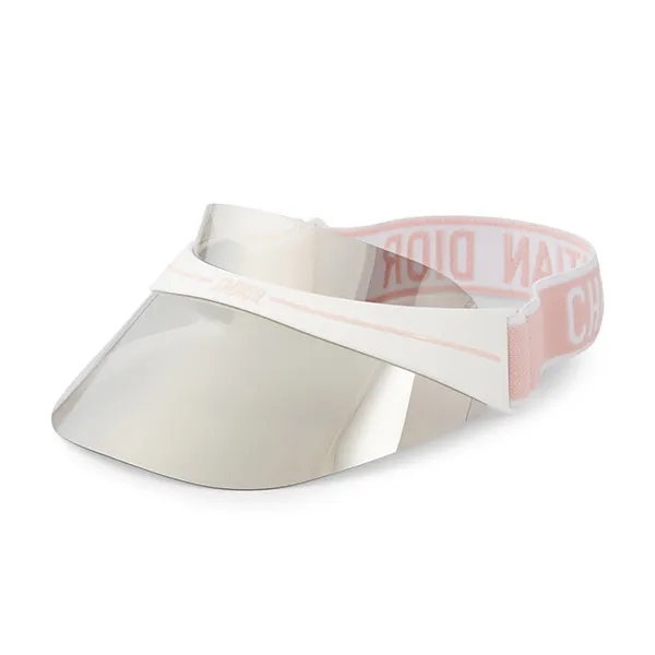 Mũ Nữ Dior Christian Dior Club 1 Visor 0JQO11 White/Pink Sunglasses Màu Hồng